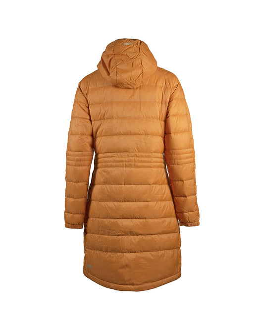Long Down Hoodie Inca Gold