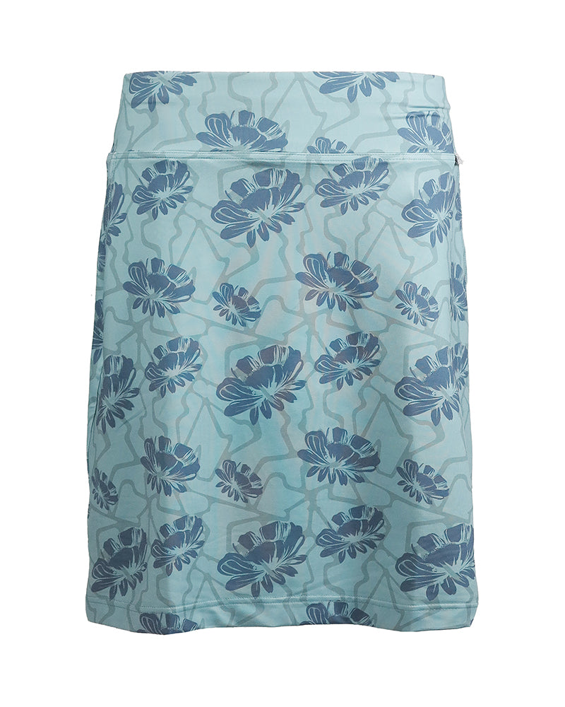 Magda Knee Skort Hibiscus Flower