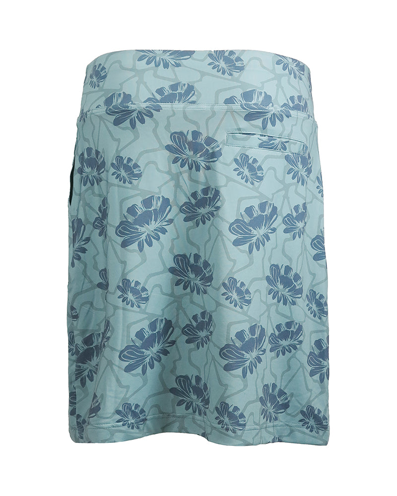 Magda Knee Skort Hibiscus Flower