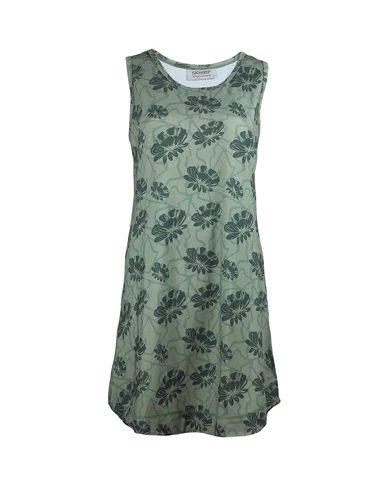 Maria Dress Hibiscus Flower